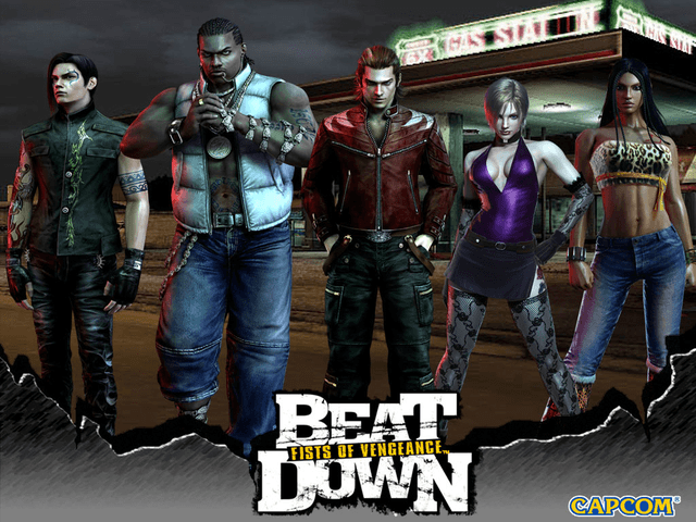 Beat Down: Fists of Vengeance title screen for Xbox